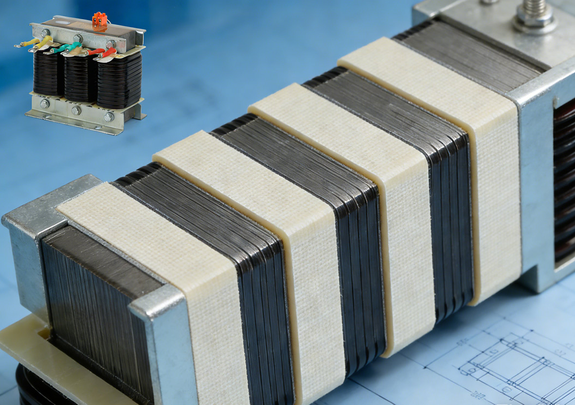 Segmentação do núcleo de ferro e entreferros: por que os núcleos dos reatores trifásicos da série de baixa tensão são divididos em pequenas seções uniformes com entreferros? Qual é a função dos entreferros?