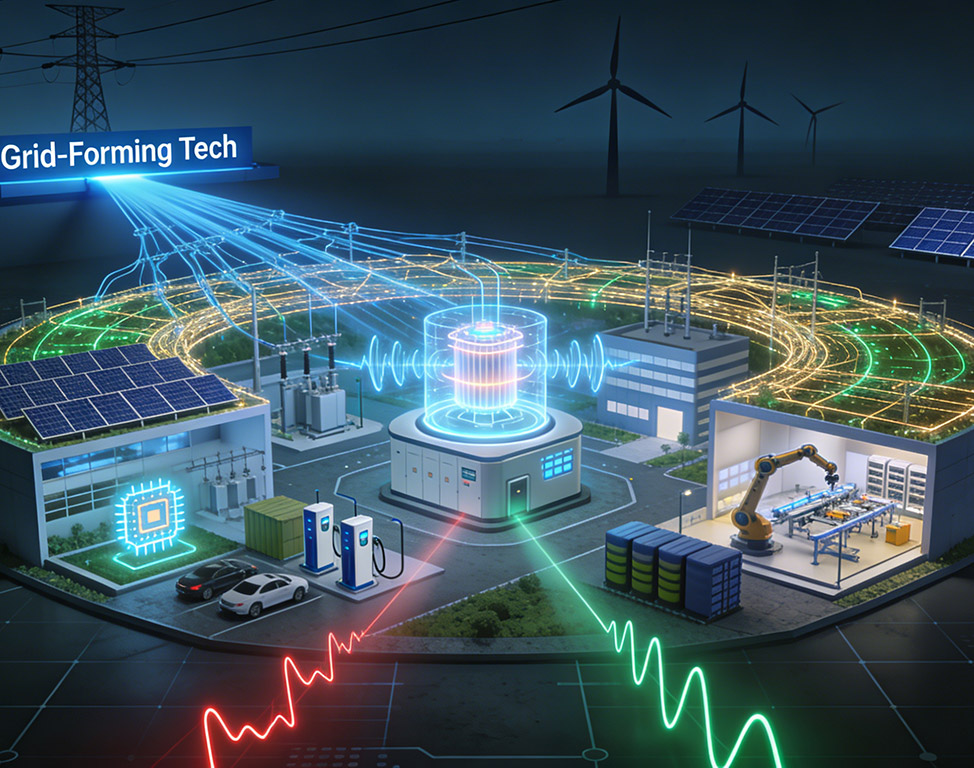 O que é tecnologia de formação de grade? Como a migração das redes de alta tensão para redes de baixa tensão revolucionará a indústria de compensação de energia reativa?